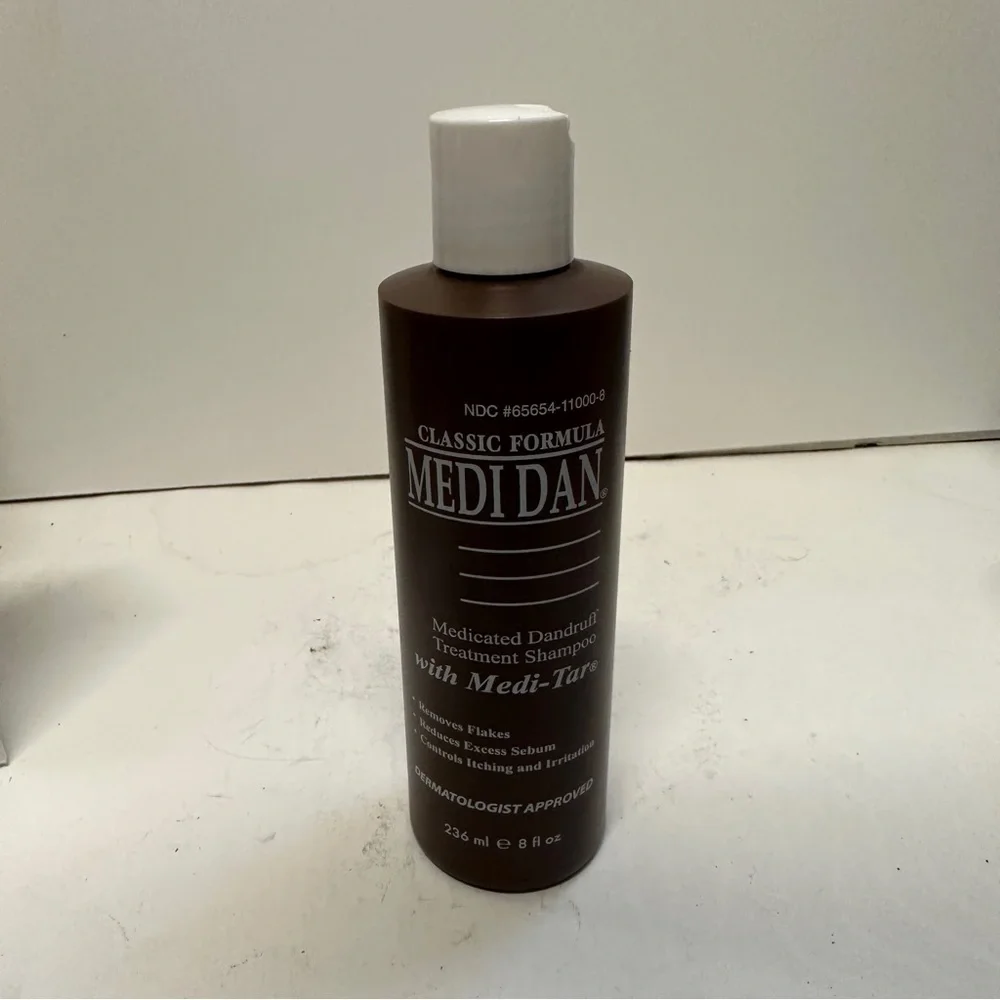 Medi-Dan Medicated Dandruff Treatment Shampoo 8 OZ HTF